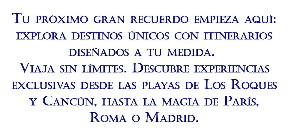 Más destinos destinos turísticos